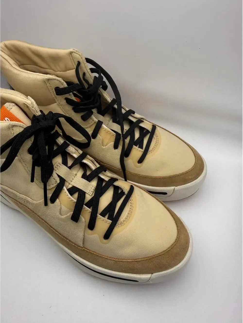 Sorel Beige Brown High-Top Sneakers Size 7 with Black Laces ONA 503 Mid Sneaker - Picture 5 of 11